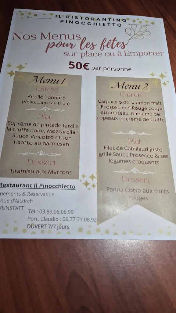 Menu_Pinochietto Il ristorantino_Brunstatt-Didenheim_image_3