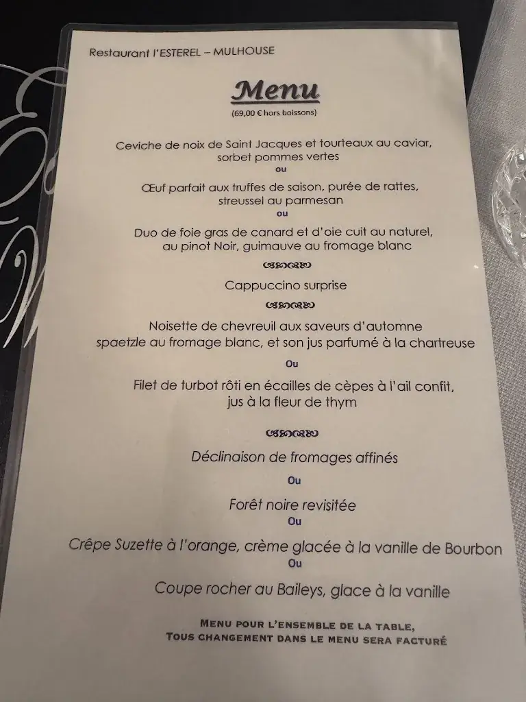 Menu_L'Esterel_Mulhouse_image_1