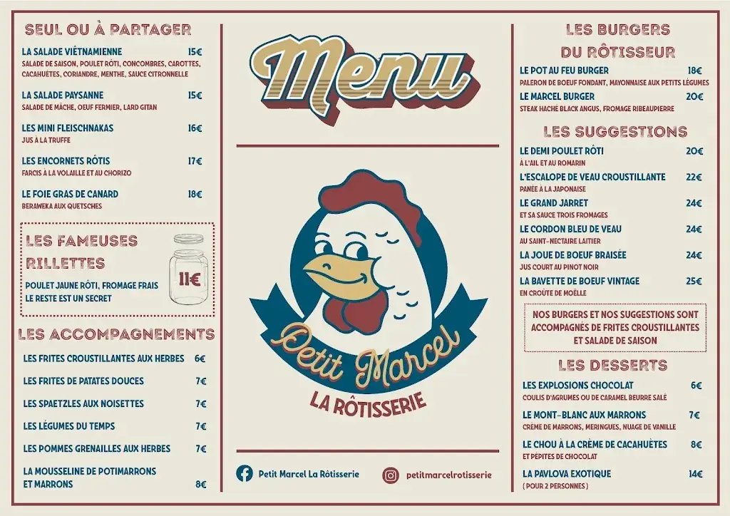 Menu_Petit Marcel La Rôtisserie_Mulhouse_image_1