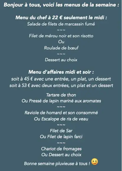 Menu_Restaurant Gastronomique Albert Marie Forbach_Rosbruck_imagen_1