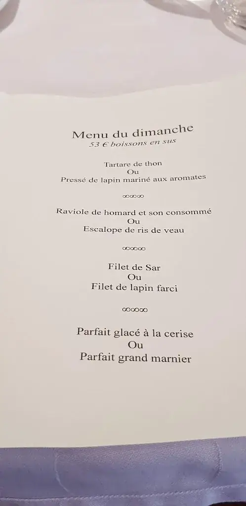 Menu_Restaurant Gastronomique Albert Marie Forbach_Rosbruck_imagen_4
