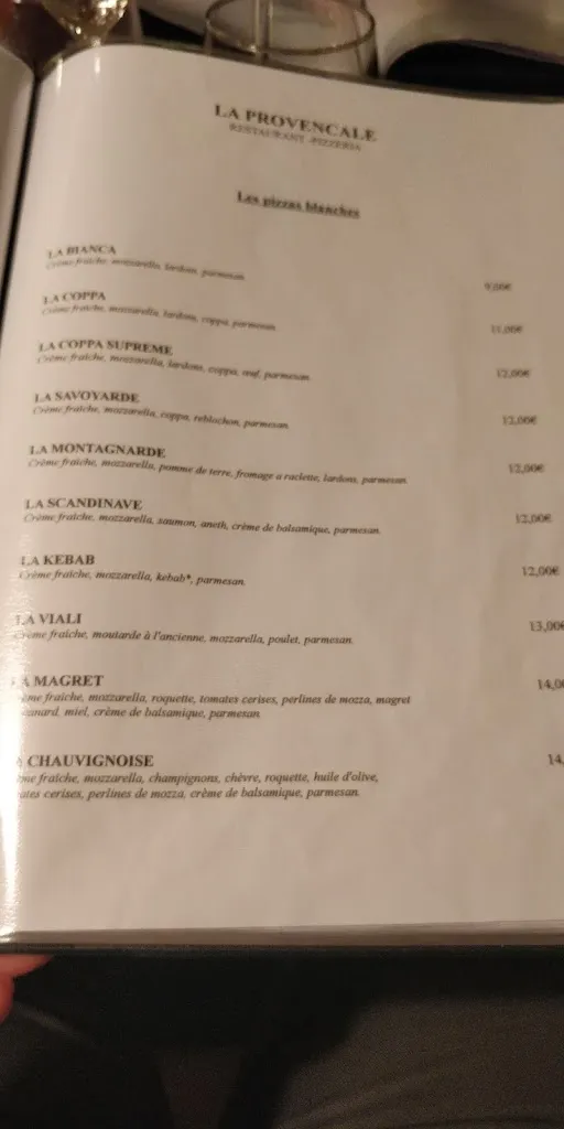 Menu_La Provencale_Chauvigny_image_3