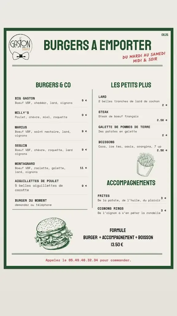 Menu_Le Gaston_Chauvigny_image_1
