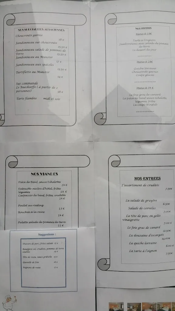 Menu_Hôtel Restaurant Beysang_Châtenois_image_4