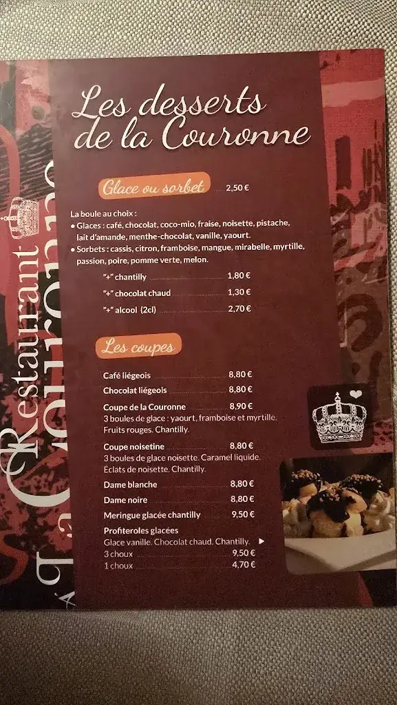 Menu_Restaurant La Couronne_Scherwiller_image_1