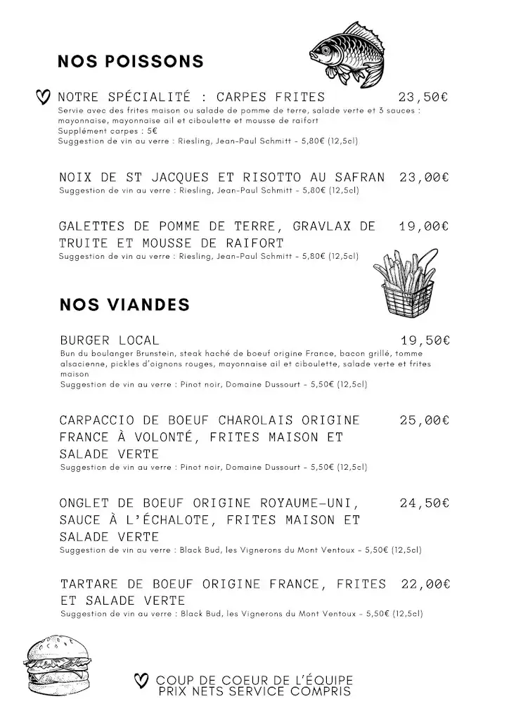 Menu_Auberge de la Huhnelmuhle_Scherwiller_image_2