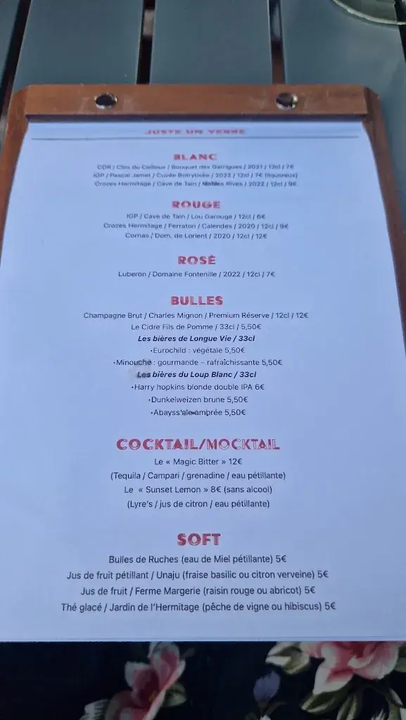 Menu_La Cage Aux Fleurs_Tain-l'Hermitage_image_2