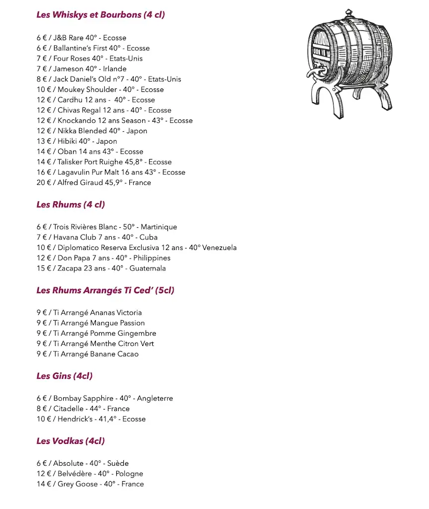 Menu_BAR & RESTAURANT LES CHATELMINÉS_Bresse_image_3