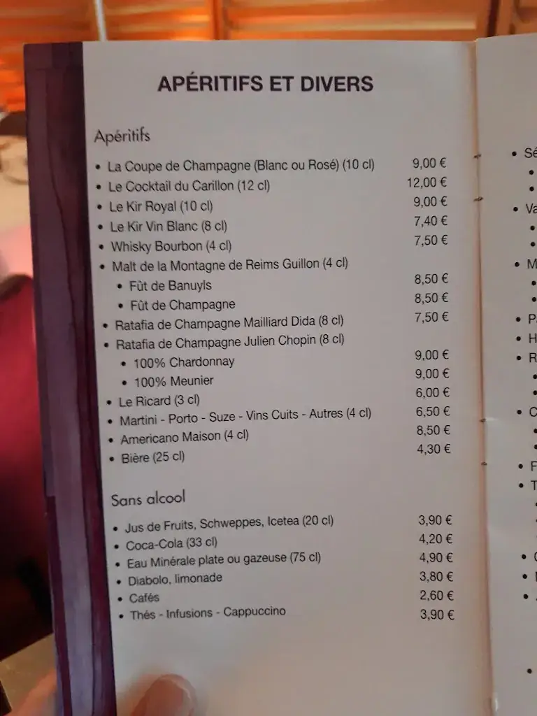 Menu_Le Carillon Gourmand_Châlons-en-Champagne_image_1