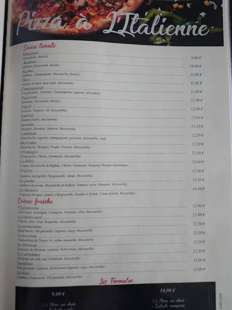 Menu_La table des délices_Châlons-en-Champagne_image_2