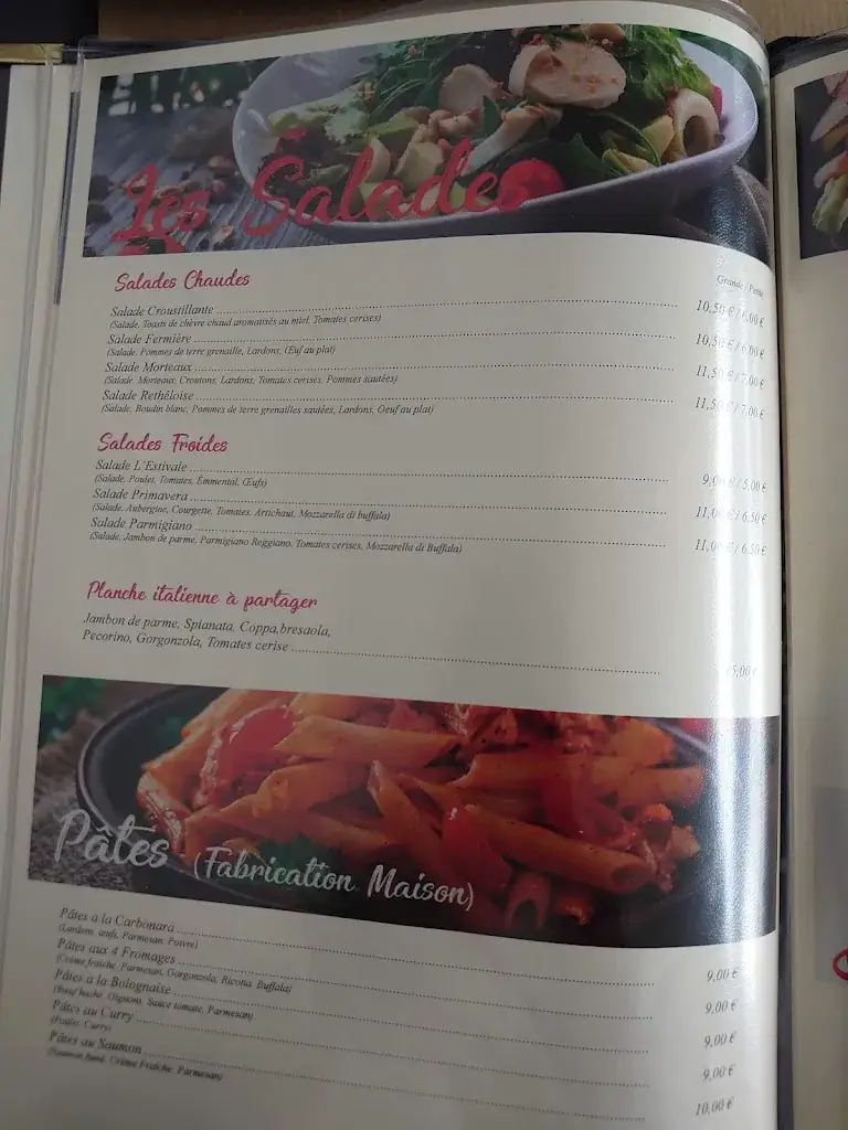 Menu_La table des délices_Châlons-en-Champagne_image_4