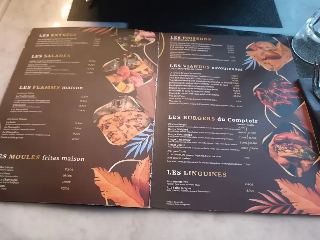 Menu_Restaurant Le Comptoir de La Licorne ~ Table Gourmande_Châlons-en-Champagne_image_4