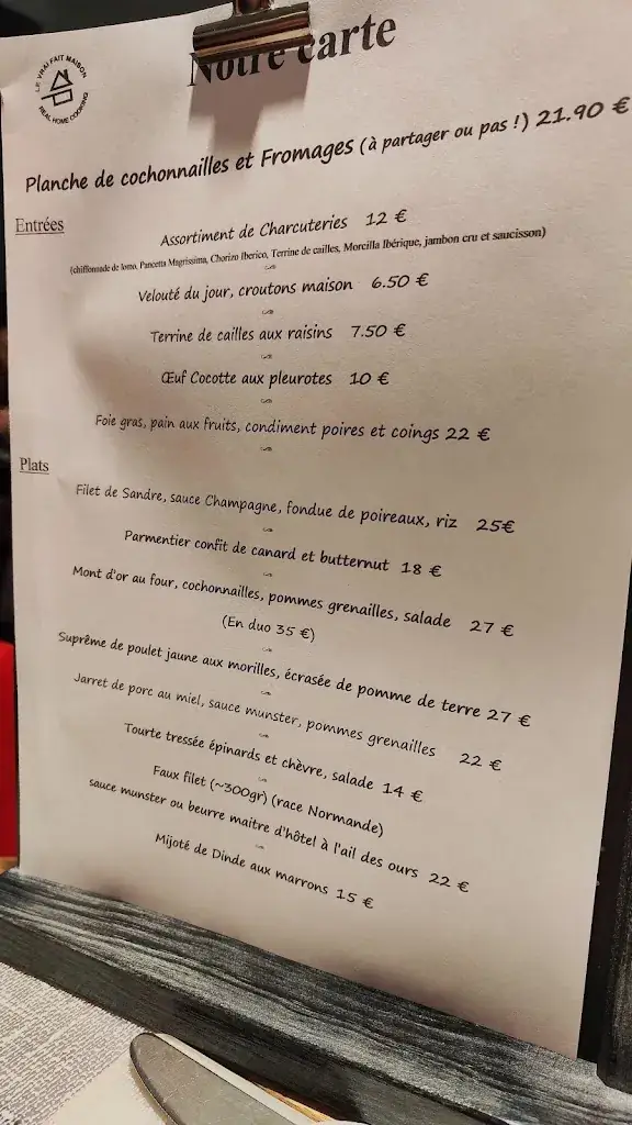 Menu_La Maison De Marie Caroline_Châlons-en-Champagne_imagen_4