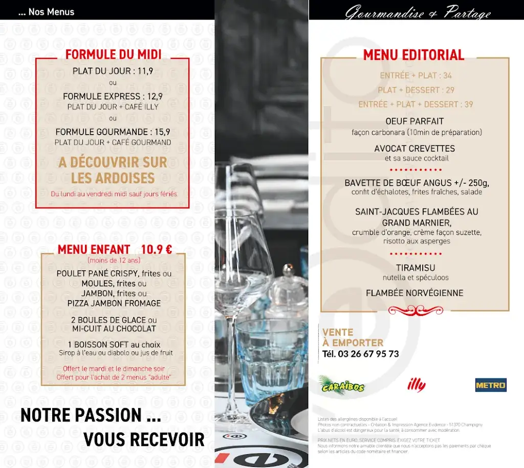 Menu_Édito Restaurant Châlons-en-Champagne_Châlons-en-Champagne_imagen_1