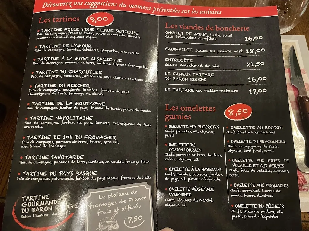 Menu_Le Baron Rouge_Creutzwald_image_1