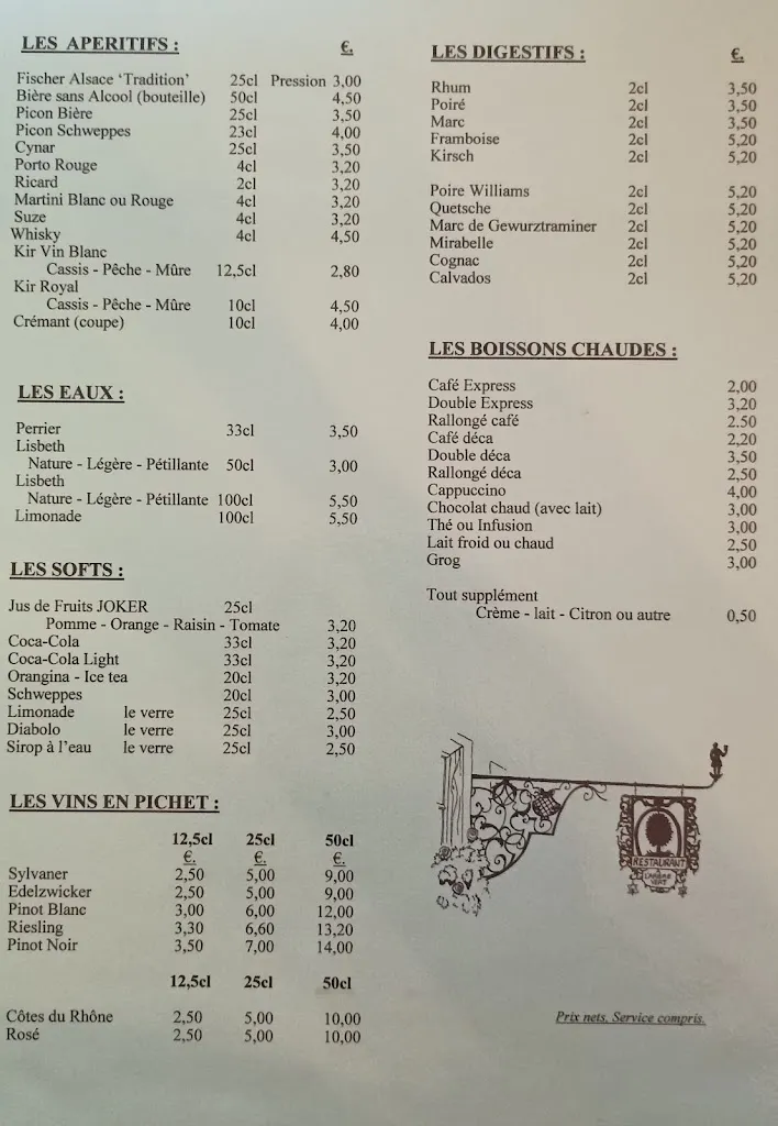 Menu_Restaurant à L'Arbre Vert_Dambach-la-Ville_image_2