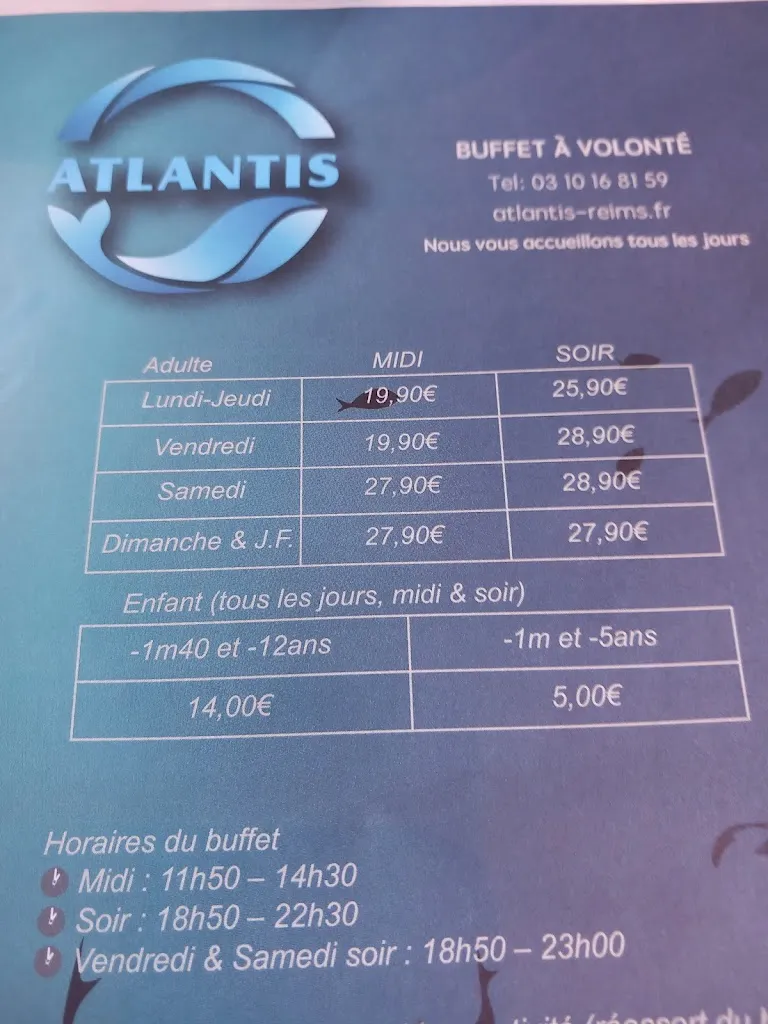 Menu_Atlantis Restaurant Buffet_Cormontreuil_image_4