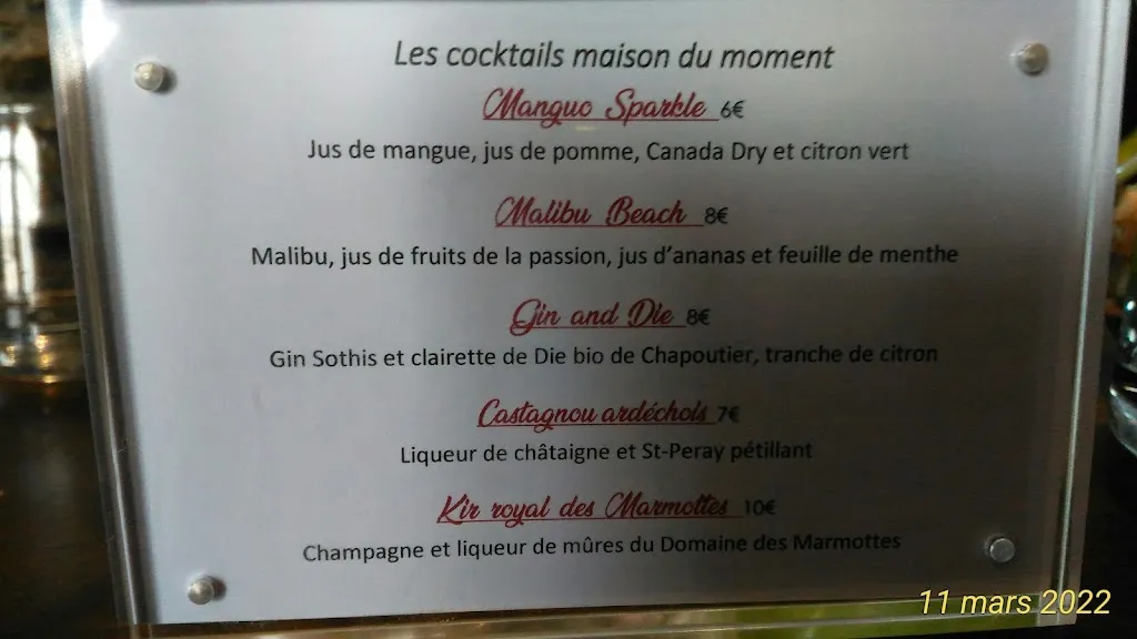 Menu_Restaurant le Tournesol en ARDECHE_Tournon-sur-Rhône_immagine_4