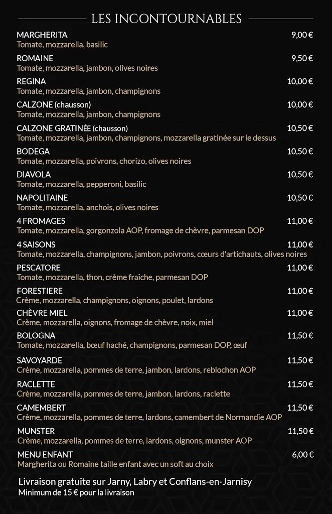 Menü_Della Regina_Jarny_Bild_2