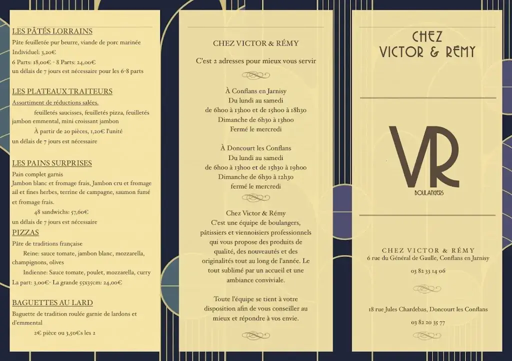 Menu_The bakery Victor & Remy_Conflans-en-Jarnisy_image_2