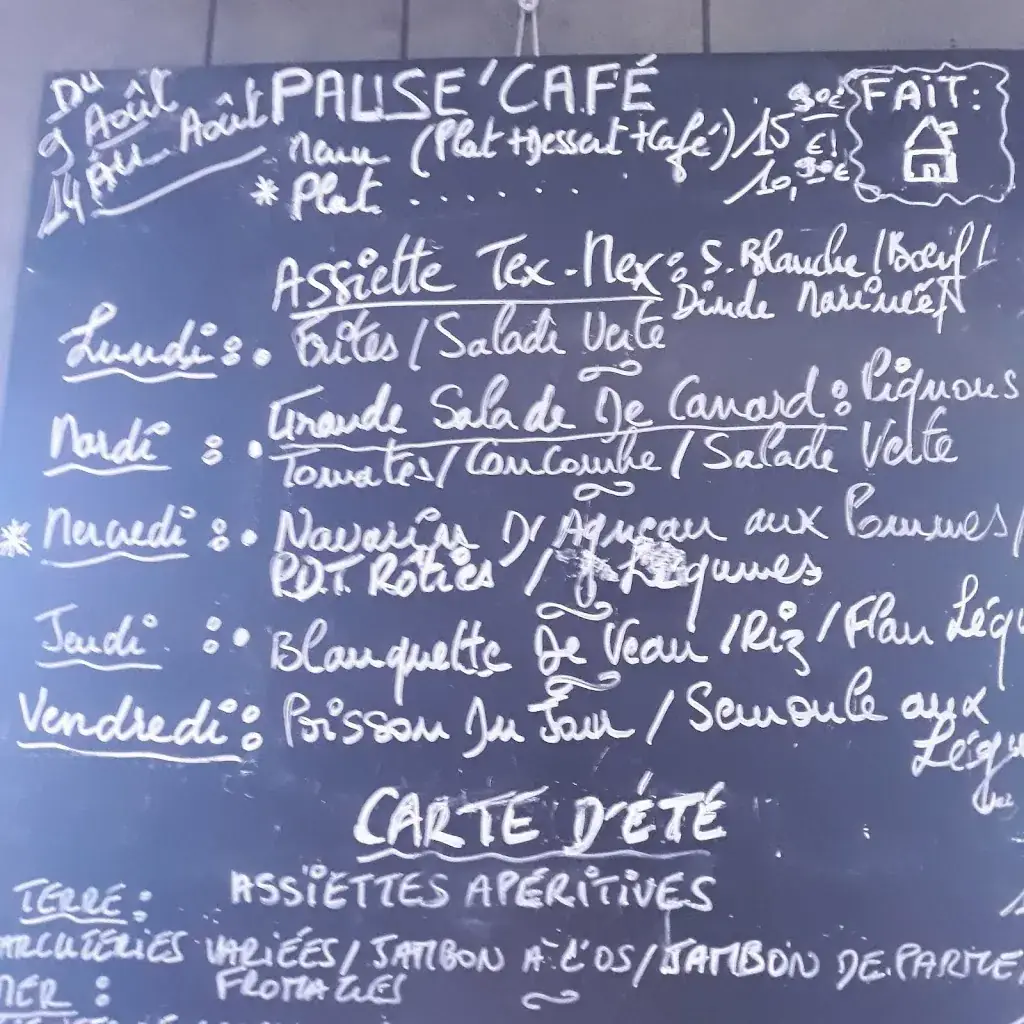 Menu_Brasserie Restaurant Pause Cafe_Custines_image_2