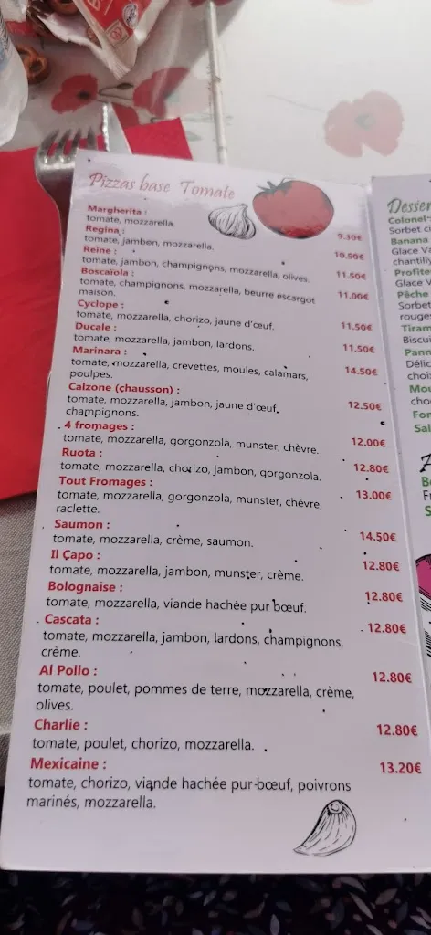 Menu_La Ruota - Pizzéria au feu de bois à CUSTINES_Custines_image_2