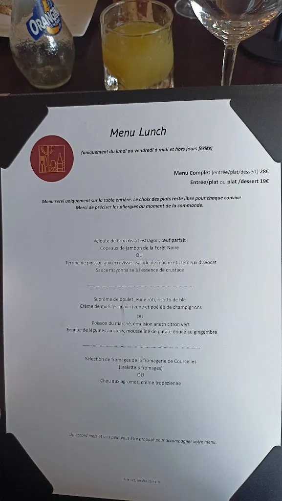 Menu_Restaurant Les miLLésimes_Faulquemont_image_3