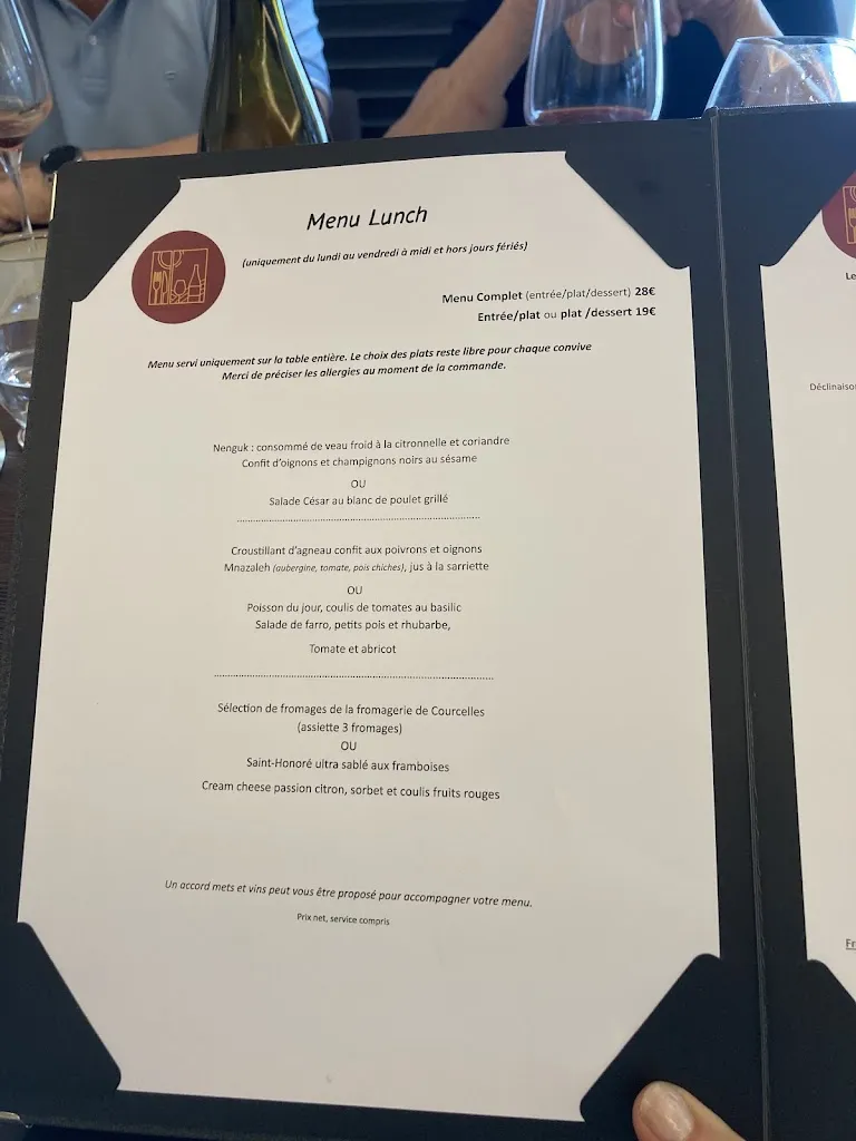 Menu_Restaurant Les miLLésimes_Faulquemont_image_4