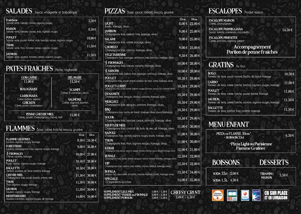 Menu_La cabane - Pizza & Pasta_Créhange_image_1