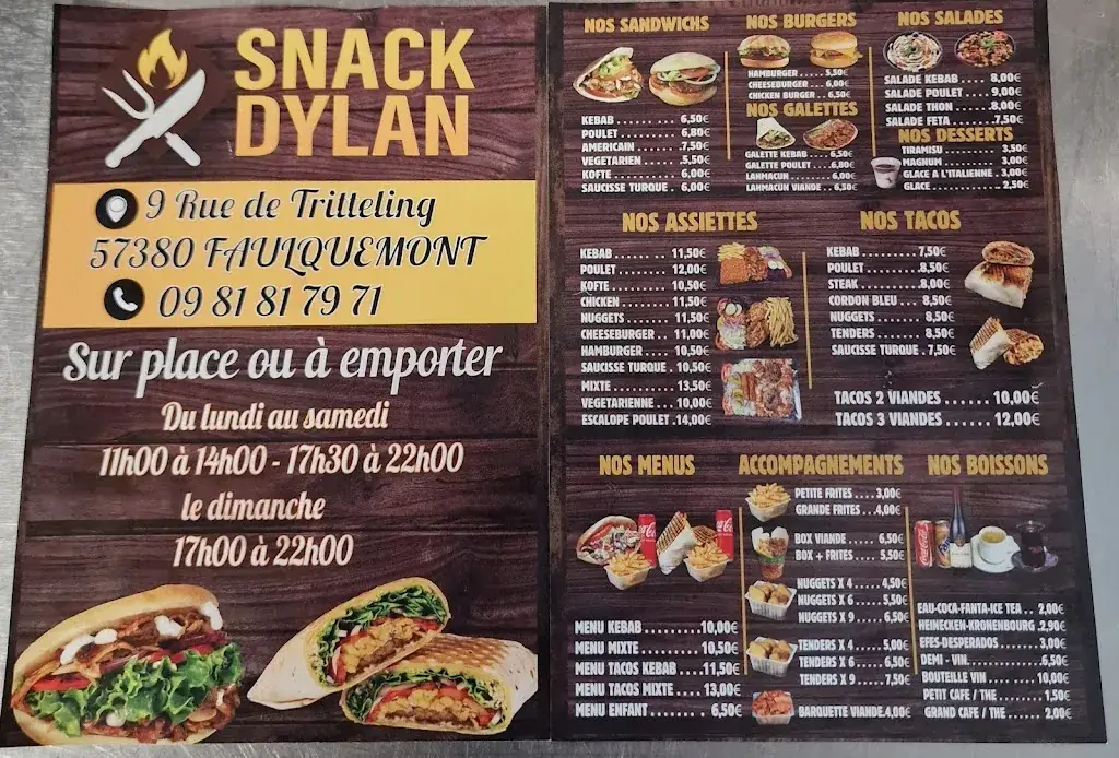 Menu_Snack dylan faulquemont_Faulquemont_image_2