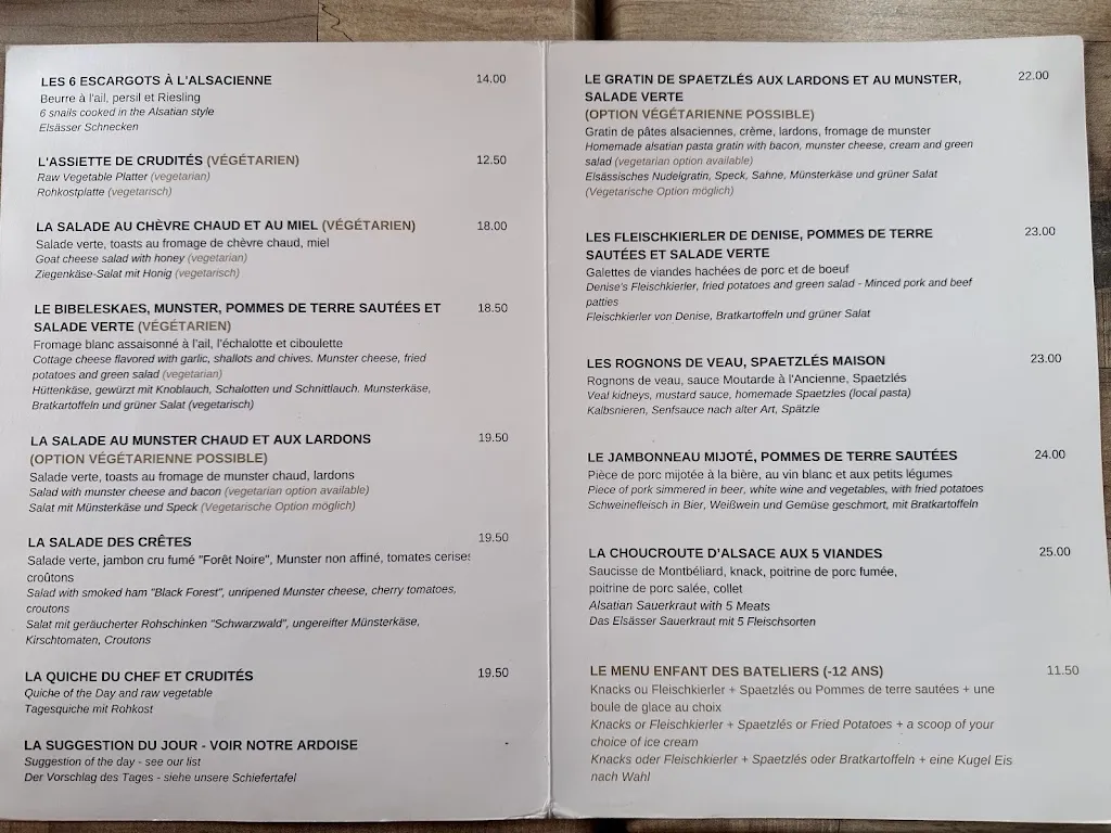 Menu_Les Bateliers_Colmar_imagen_3