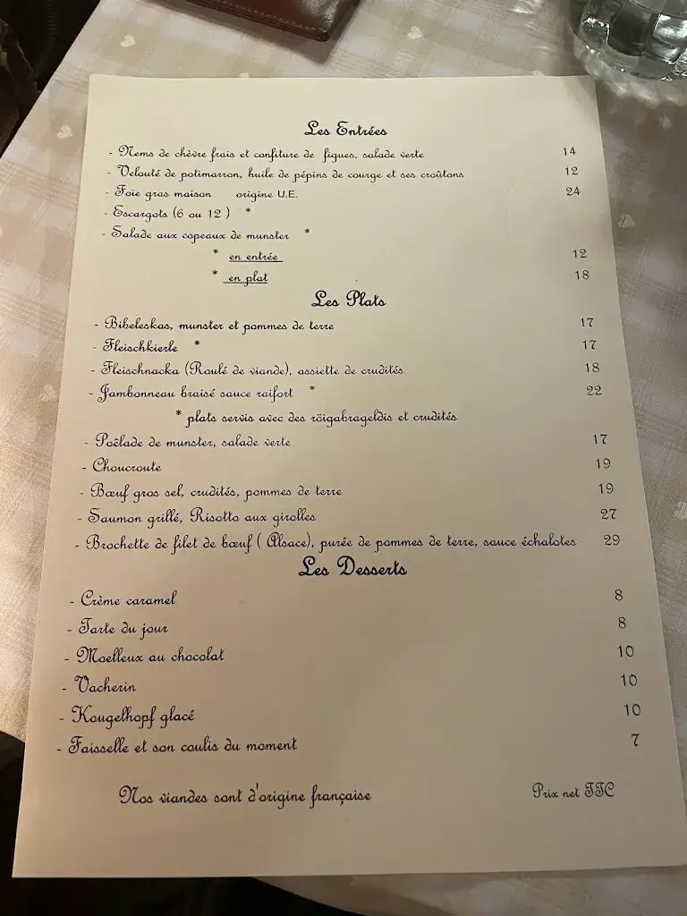 Menu_Wistub de la Petite Venise_Colmar_immagine_4
