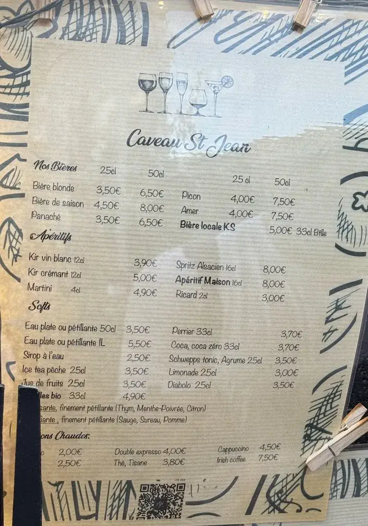 Menu_Caveau Saint Jean_Colmar_image_1