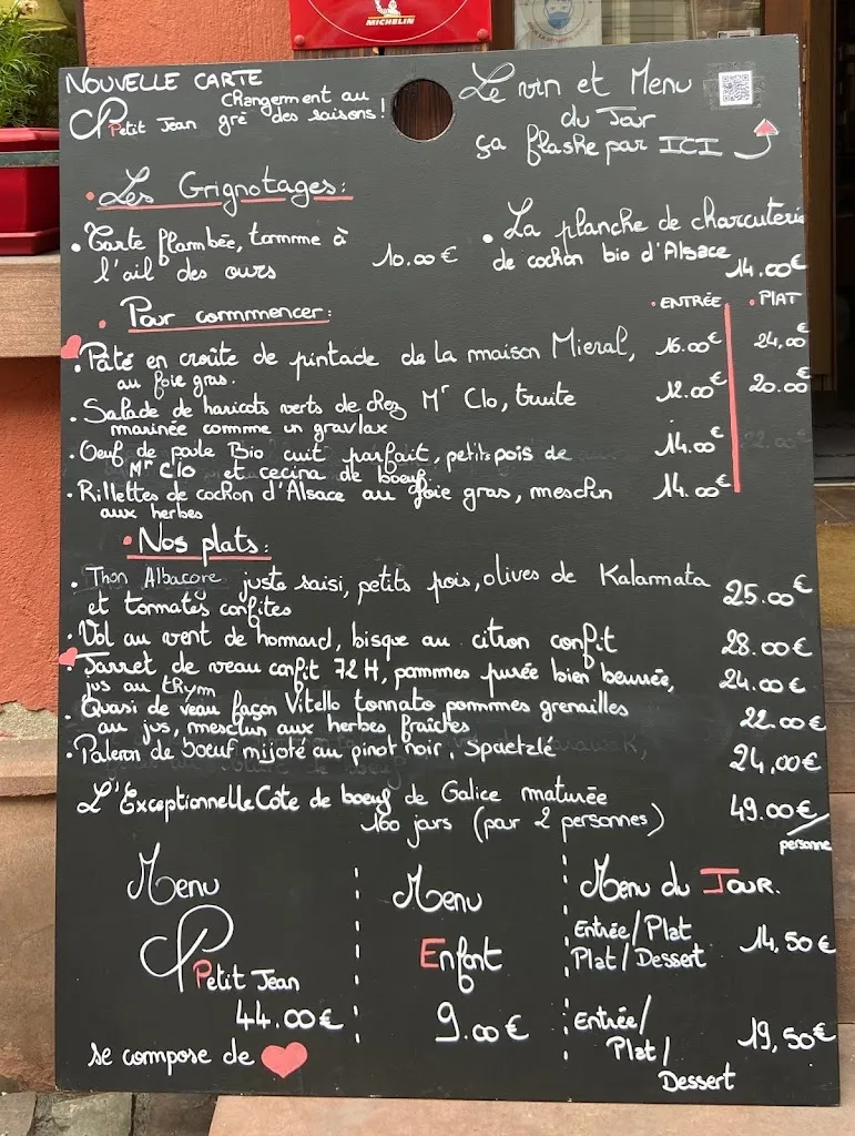 Menu_Restaurant Maison Rouge par Petit Jean_Colmar_image_2