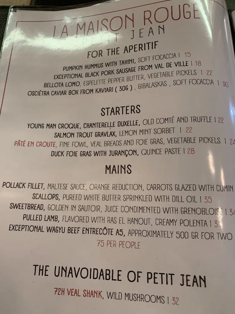 Menu_Restaurant Maison Rouge par Petit Jean_Colmar_image_3