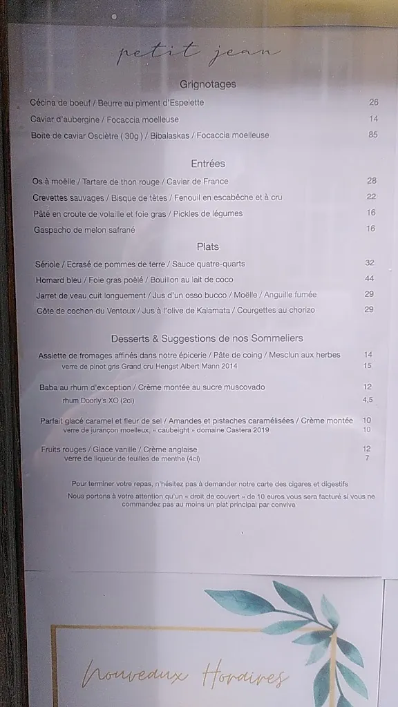 Menu_Restaurant Maison Rouge par Petit Jean_Colmar_image_4