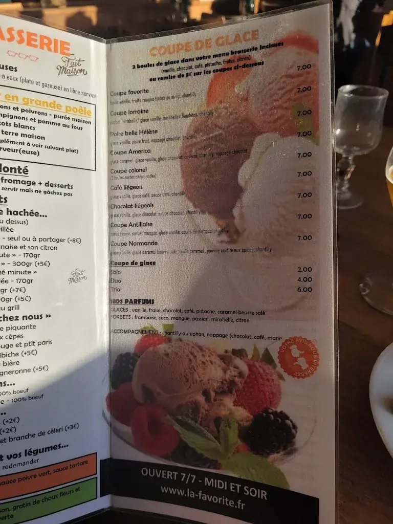 Menu_La Favorite, restaurant - traiteur_Pagny-sur-Meuse_image_4