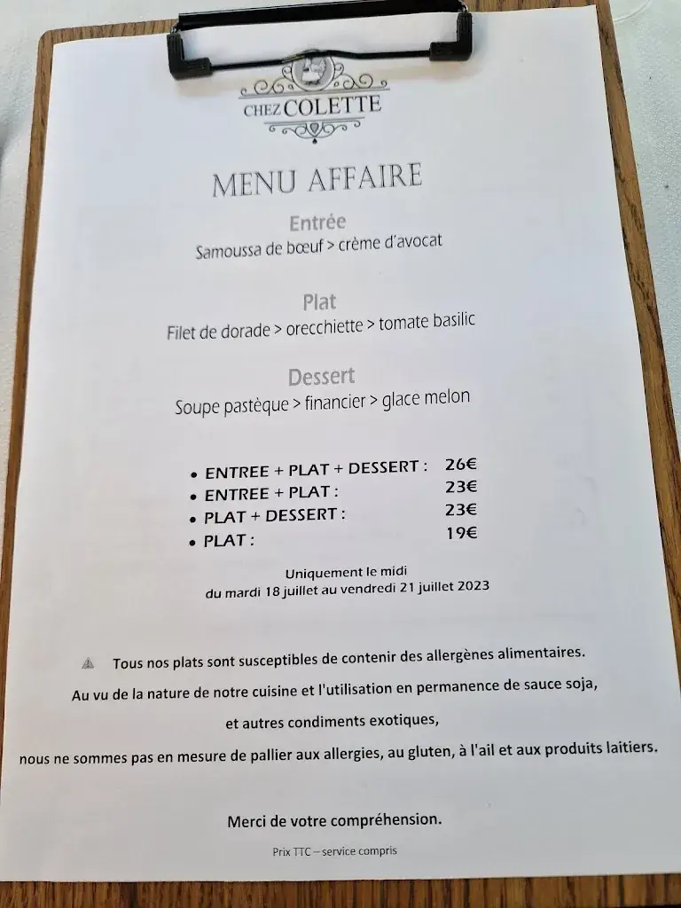 Menu_Chez Colette_Zimmersheim_image_1