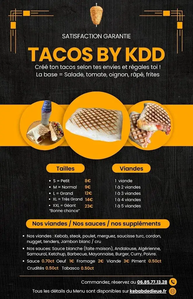 Menü_KDD - KEBAB DE DIEUE SUR MEUSE_Dieue-sur-Meuse_Bild_2