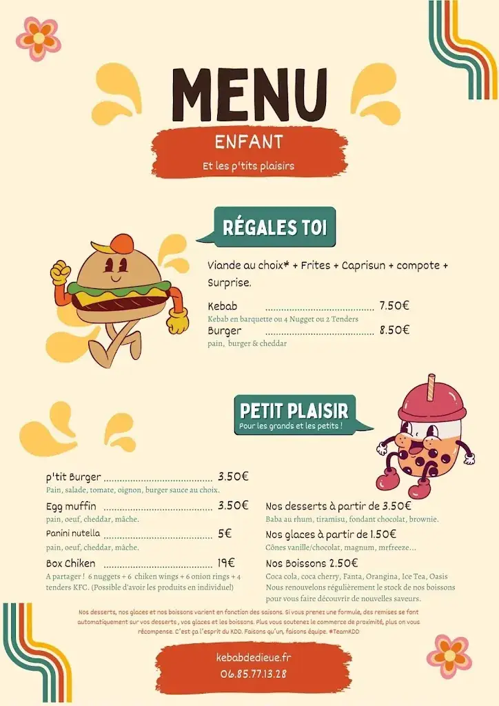 Menü_KDD - KEBAB DE DIEUE SUR MEUSE_Dieue-sur-Meuse_Bild_4