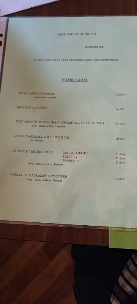 Menu_Restaurant Au Soleil_Dauendorf_image_2
