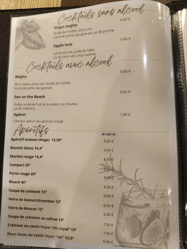 Menu_Restaurant Aux Artisans_Niedermodern_imagen_2