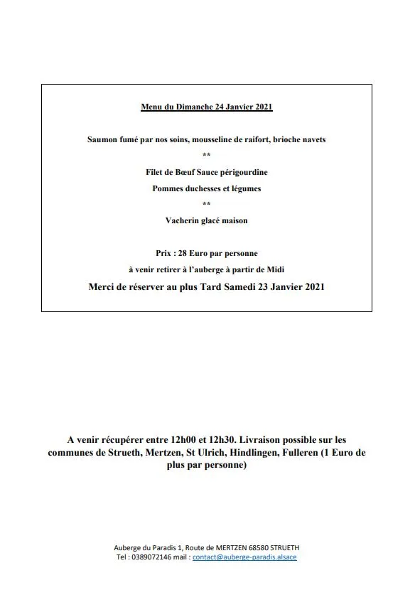 Menu_L'Auberge du Paradis - Restaurant et Chambres d'hôtes en Alsace_Strueth_image_2