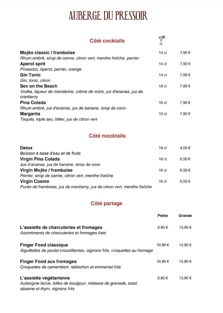 Menu_Auberge du Pressoir Lucey_Lucey_imagen_3