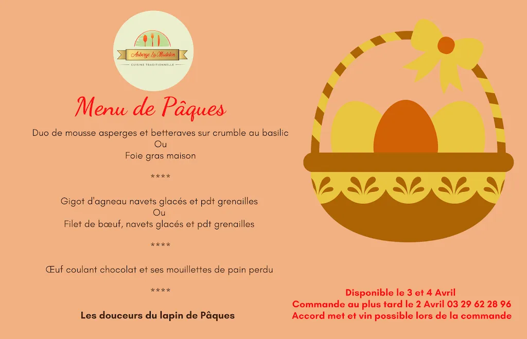 Menu_Auberge de la Madelon_Dommartin-lès-Remiremont_image_2