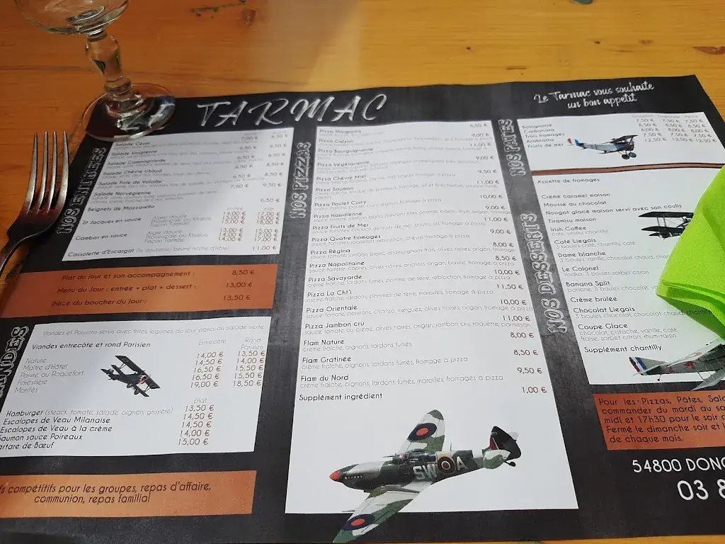 Menu_Restaurant Le Tarmac_Doncourt-lès-Conflans_image_2