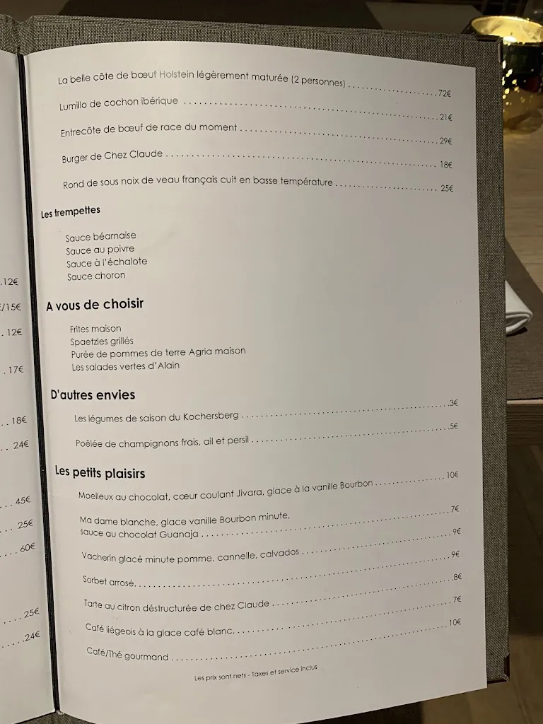 Menu_Chez Claude Braise & Rôtisserie_Dorlisheim_immagine_2
