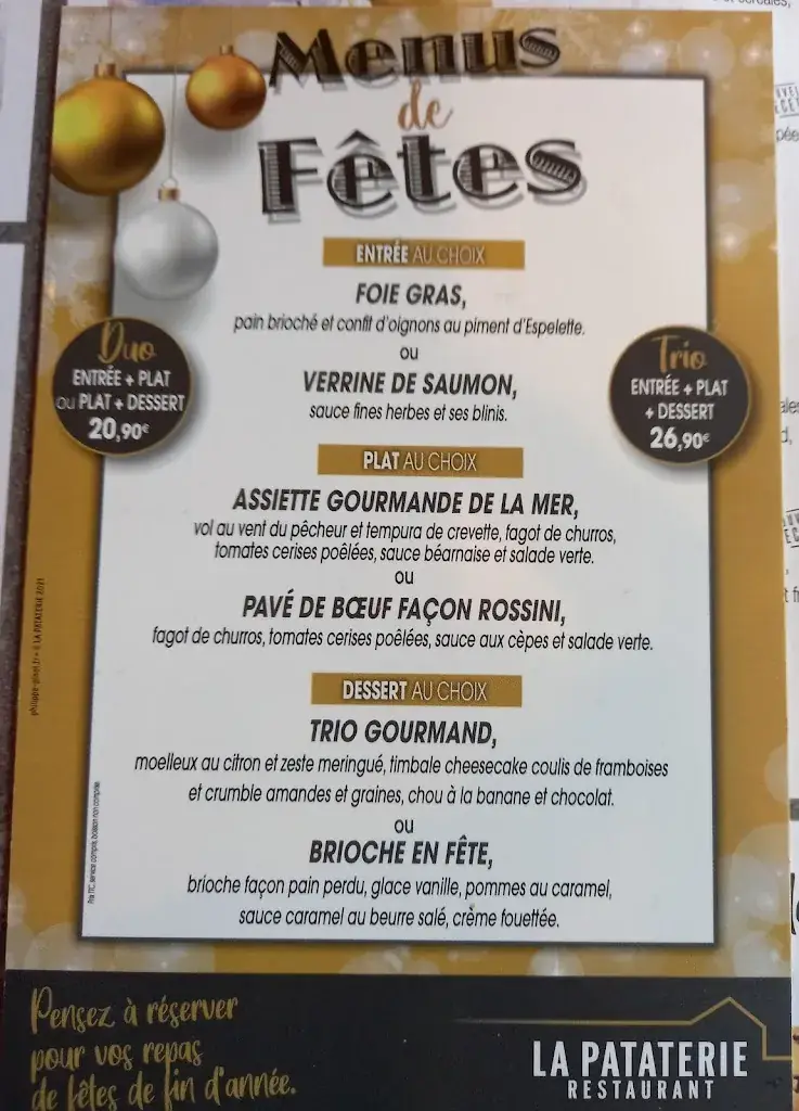 Menu_Restaurant La Pataterie Dorlisheim_Dorlisheim_image_3