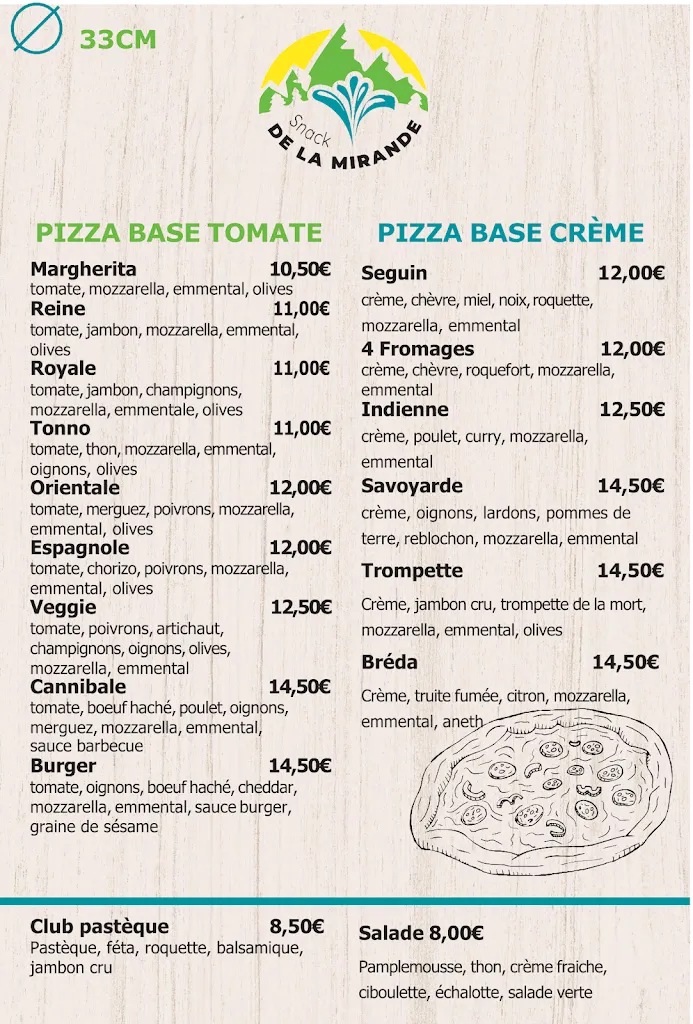 Snack de la mirande restaurant in Allevard