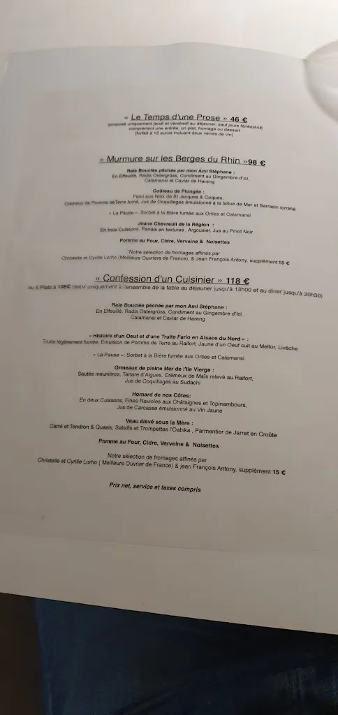 Menu_Auberge au Boeuf_Sessenheim_image_4